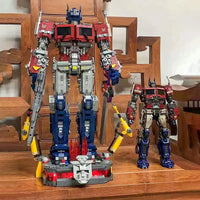 Thumbnail for Building Blocks MOC 6008 Optimus Prime Defender Justice Bricks Toys Construction Set Toys - 9