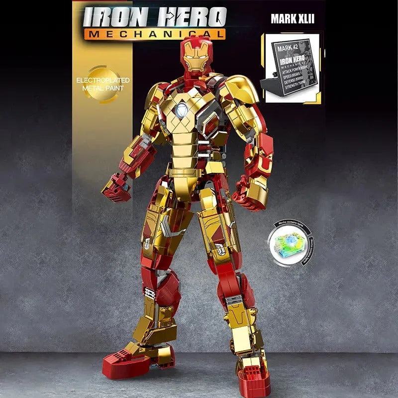 Building Blocks MOC 6011 Iron Hero MK42 Avengers Hulkbusters Bricks Toys - 1