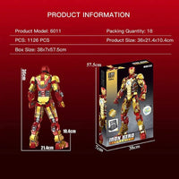 Thumbnail for Building Blocks MOC 6011 Iron Hero MK42 Avengers Hulkbusters Bricks Toys - 3
