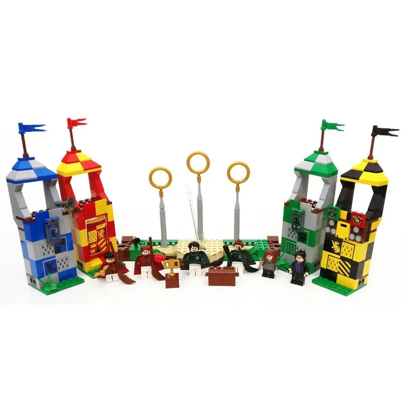 Building Blocks MOC 6061 Harry Potter Hogwarts Quidditch Match Bricks Toy Construction Set Toys - 1