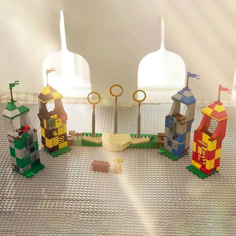 Building Blocks MOC 6061 Harry Potter Hogwarts Quidditch Match Bricks Toy Construction Set Toys - 6