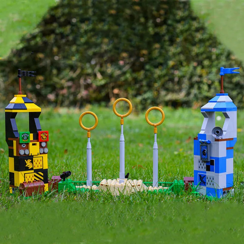 Building Blocks MOC 6061 Harry Potter Hogwarts Quidditch Match Bricks Toy Construction Set Toys - 5