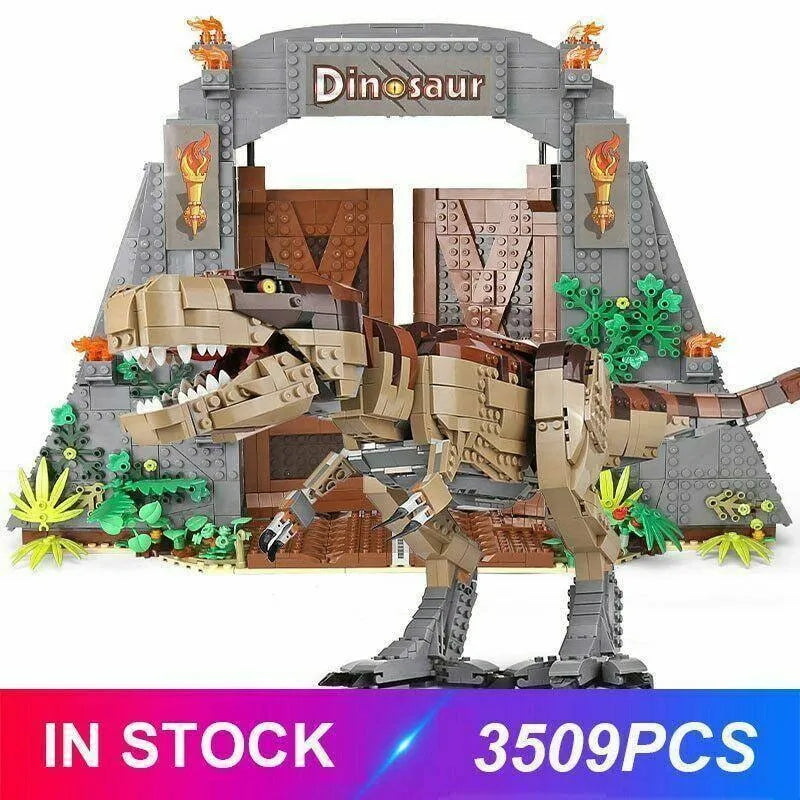 Building Blocks MOC 610001 Dinosaur Park Rex Rampage Bricks Toys - 2