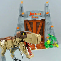 Thumbnail for Building Blocks MOC 610001 Dinosaur Park Rex Rampage Bricks Toys - 1