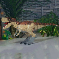 Thumbnail for Building Blocks MOC 610001 Dinosaur Park Rex Rampage Bricks Toys - 5