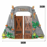 Thumbnail for Building Blocks MOC 610001 Dinosaur Park Rex Rampage Bricks Toys - 3
