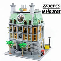 Thumbnail for Building Blocks MOC 62900 Doctor Strange Sanctum Sanctorum Bricks Toys - 9
