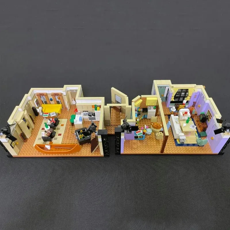 Building Blocks MOC 66333 Ideas Experts Friends Apartment Bricks Toy Construction Set Toys - 1