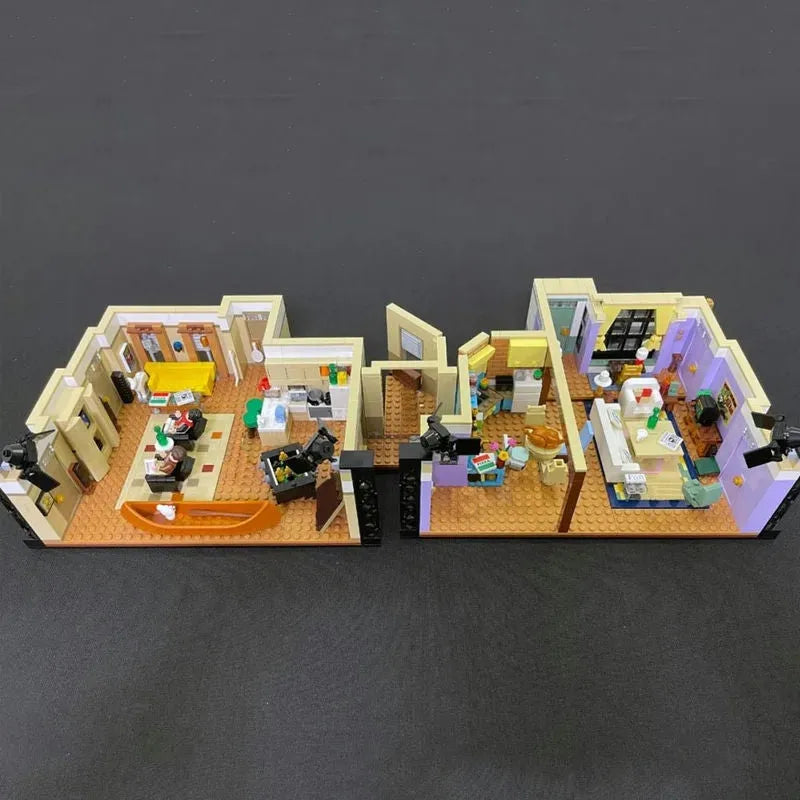 Building Blocks MOC 66333 Ideas Experts Friends Apartment Bricks Toy - 1