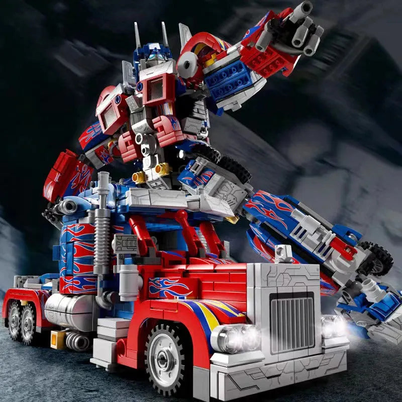 Building Blocks MOC 7013 Deformation Optimus Robot Bricks Toys - 5