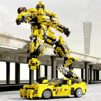 Thumbnail for Building Blocks MOC 7014 Transformer Deformation War Robot Bricks Toys - 4