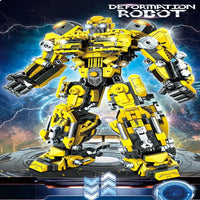 Thumbnail for Building Blocks MOC 7014 Transformer Deformation War Robot Bricks Toys - 2