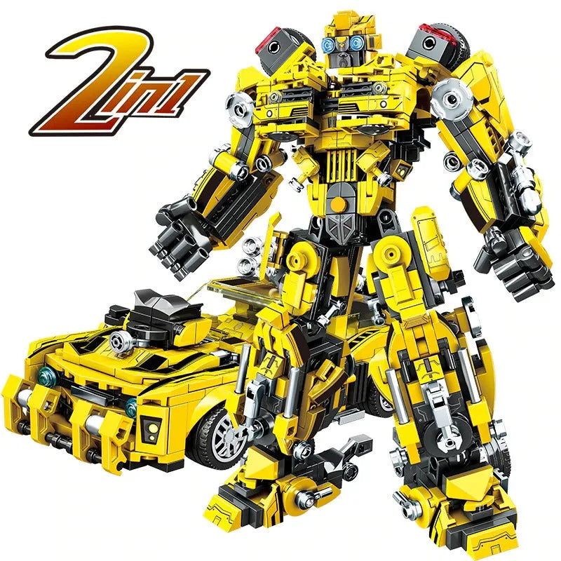 Building Blocks MOC 7014 Transformer Deformation War Robot Bricks Toys - 1
