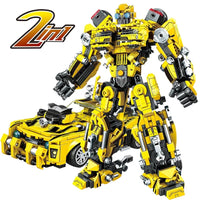 Thumbnail for Building Blocks MOC 7014 Transformer Deformation War Robot Bricks Toys - 1
