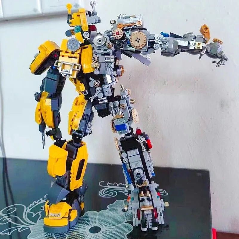 Building Blocks MOC 7037 Super Bumblebee Mecha Robot Bricks Toy - 7