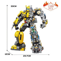 Thumbnail for Building Blocks MOC 7037 Super Bumblebee Mecha Robot Bricks Toy Construction Set Toys - 1