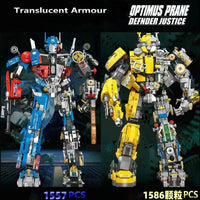 Thumbnail for Building Blocks MOC 7037 Super Bumblebee Mecha Robot Bricks Toy Construction Set Toys - 2