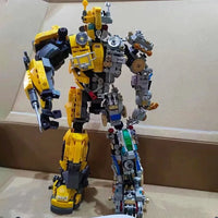 Thumbnail for Building Blocks MOC 7037 Super Bumblebee Mecha Robot Bricks Toy Construction Set Toys - 4