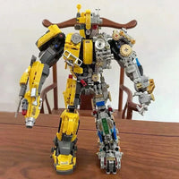 Thumbnail for Building Blocks MOC 7037 Super Bumblebee Mecha Robot Bricks Toy - 5