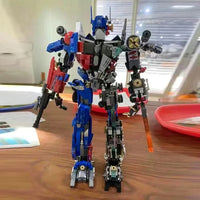 Thumbnail for Building Blocks MOC 7038 Optimus Prime Mecha Justice Robot Bricks Toy - 4
