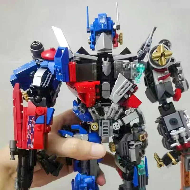 MOC 42098 Mecha Autobots Robot blocs de construction Leader camion MOC 42098 Mecha Autobots Robot blocs de construction Leader camion
