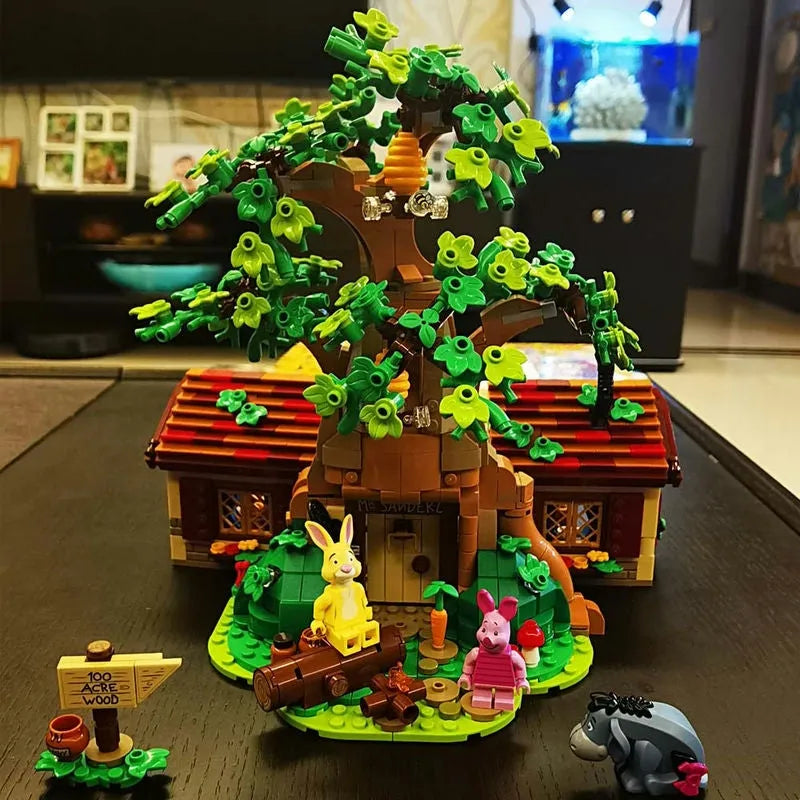 Building Blocks MOC 7178 Ideas Cartoon Winnie The Pooh Bricks Toys - 3