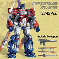 Thumbnail for Building Blocks MOC 772 Transformers Optimus Prime Bricks Toy - 3