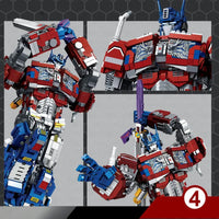 Thumbnail for Building Blocks MOC 772 Transformers Optimus Prime Bricks Toy - 7