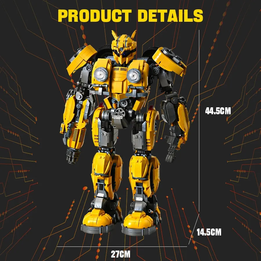 Building Blocks MOC 773 Transformers Bumblebee Robot Bricks Toys Construction Set Toys - 3