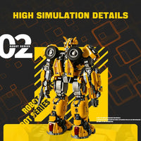 Thumbnail for Building Blocks MOC 773 Transformers Bumblebee Robot Bricks Toys - 10