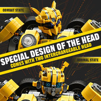 Thumbnail for Building Blocks MOC 773 Transformers Bumblebee Robot Bricks Toys - 5