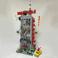 Thumbnail for Building Blocks MOC 78008 Creator Expert Super Hero Daily Bugle Bricks Toys - 14