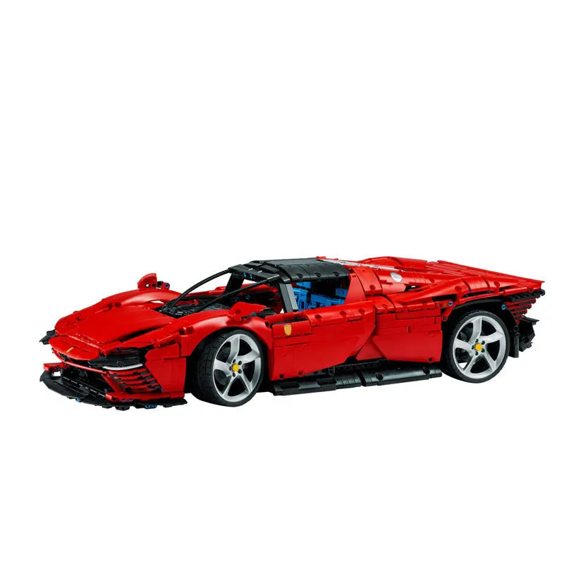 Building Blocks MOC 81998 Ferrari Daytona SP3 Racing Hyper Car Tech Bricks Toys - 2