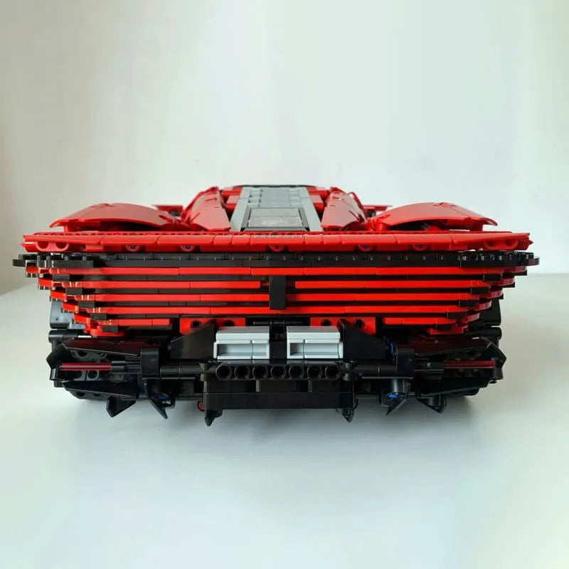 Building Blocks MOC 81998 Ferrari Daytona SP3 Racing Hyper Car Tech Bricks Toys - 9