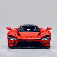 Thumbnail for Building Blocks MOC 81998 Ferrari Daytona SP3 Racing Hyper Car Tech Bricks Toys - 4