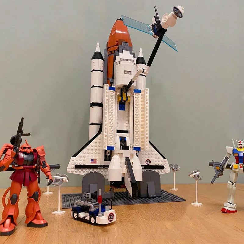 Building Blocks MOC 83014 Space Shuttle Expedition Bricks Kids Toys - 3