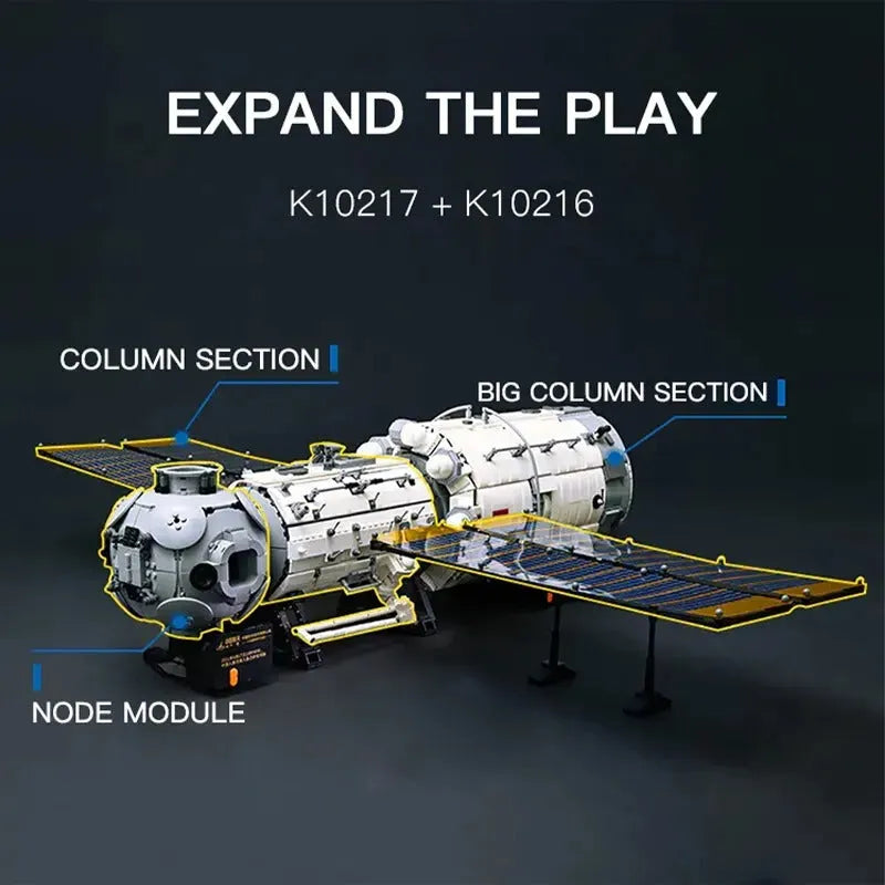Building Blocks MOC Aerospace Ideas Space Station Core Module Bricks Toy Construction Set Toys - 3