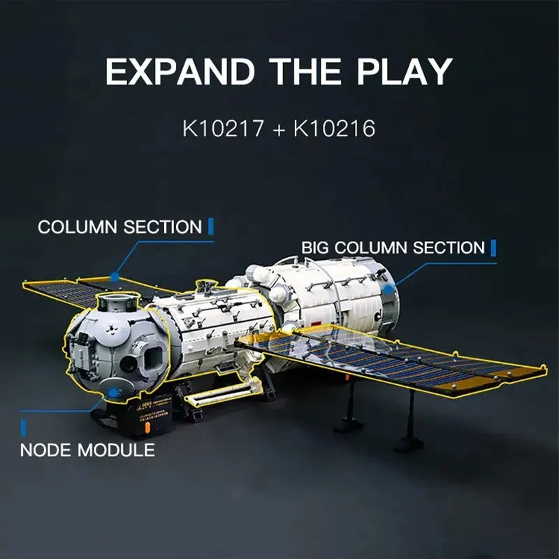 Building Blocks MOC Aerospace Ideas Space Station Core Module Bricks Toy - 3