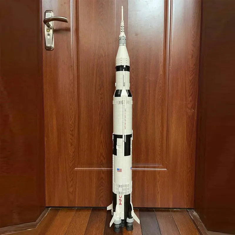 Building Blocks MOC Apollo Saturn V Space Rocket Bricks Toys 37003 - 2
