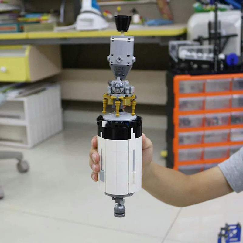 MOC Apollo Saturn V Space Rocket Building Blocks Set