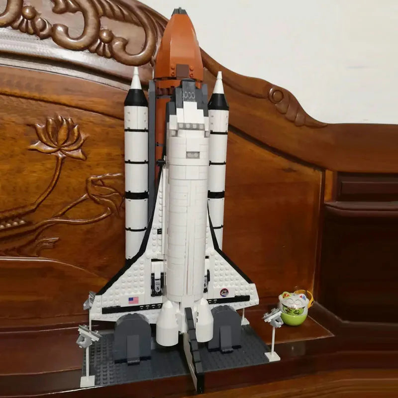 MOC Apollo Space Shuttle Expedition Bricks Toys 16014