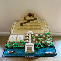 Thumbnail for Building Blocks Architecture MOC City The Great Pyramid of Giza Bricks Toys - 10