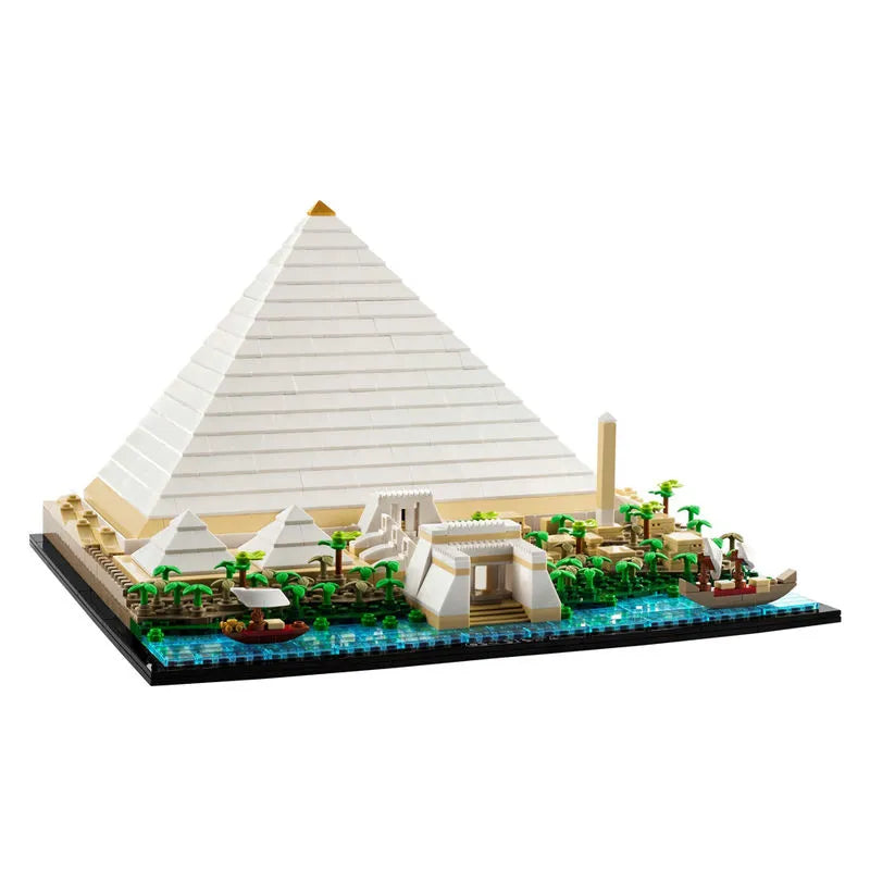 Building Blocks Architecture MOC City The Great Pyramid of Giza Bricks Toys Construction Set Toys - 5