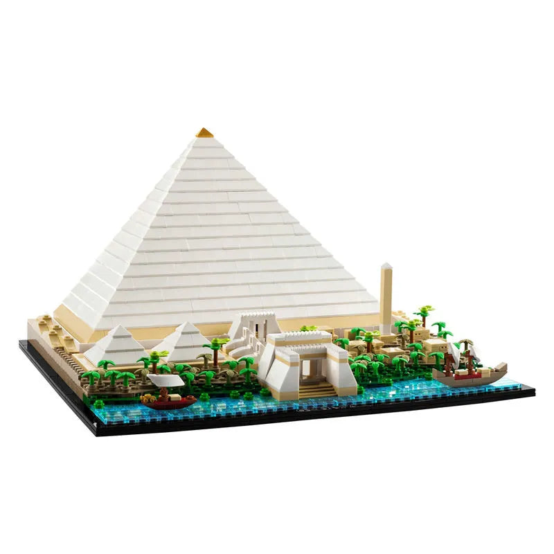 Building Blocks Architecture MOC City The Great Pyramid of Giza Bricks Toys - 5