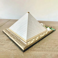 Thumbnail for Building Blocks Architecture MOC City The Great Pyramid of Giza Bricks Toys - 8