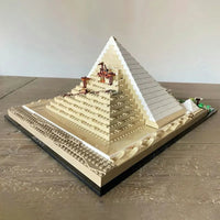 Thumbnail for Building Blocks Architecture MOC City The Great Pyramid of Giza Bricks Toys - 7