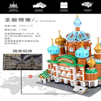 Thumbnail for Building Blocks MOC Architecture St Petersburg Cathedral Bricks Toy Construction Set Toys - 4