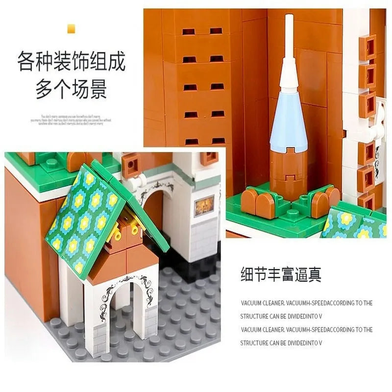 Building Blocks MOC Architecture St Petersburg Cathedral Bricks Toy Construction Set Toys - 7