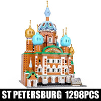 Thumbnail for Building Blocks MOC Architecture St Petersburg Cathedral Bricks Toy - 1