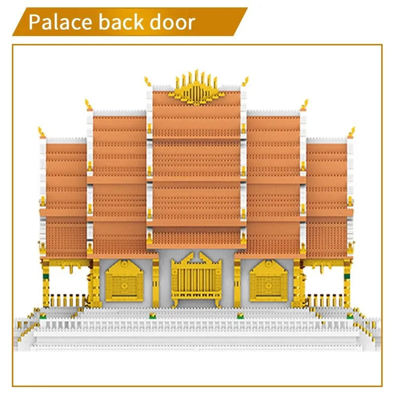Building Blocks MOC Architecture Thailand Grand Palace Bricks Toys - 6